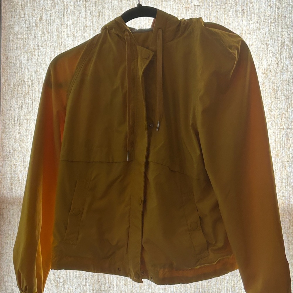 H&M yellow windbreaker!